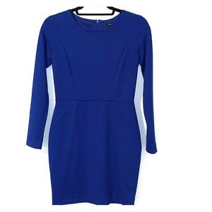 Banana Republic: Royal Blue Long Sleeve Dress